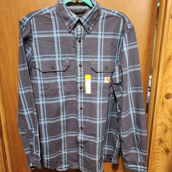 Mens carhartt plaid shirt - Picture 3 of 9